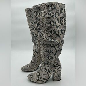 SEVEN DIALS Women's Adelyn Snakeskin Heeled Boots